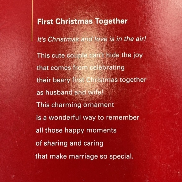 HALLMARK “First Christmas Together” 2004 - Picture 5 of 5